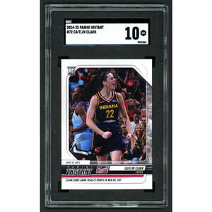 2024 Panini Instant WNBA #72 Caitlin Clark Rookie  Win V Sky RC /4450 SGC 10